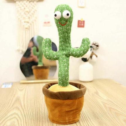 Talking Dancing Cactus Toy, Record & Repeat Sound, Kawaii Plush Doll Gift