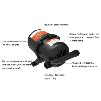 0.75L 125 PSI Water Accumulator Tank Boat Marine RV Pump Pressure