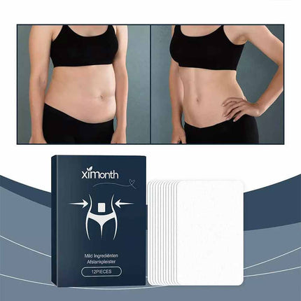 12pcs Slimming Patch Slim Belly Burn Abdomen Weight Loss Fat Burning Pads