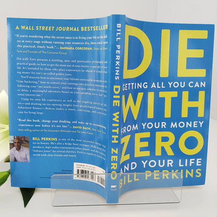 Die with Zero English Version How to Spend Money Without Regret Life Book