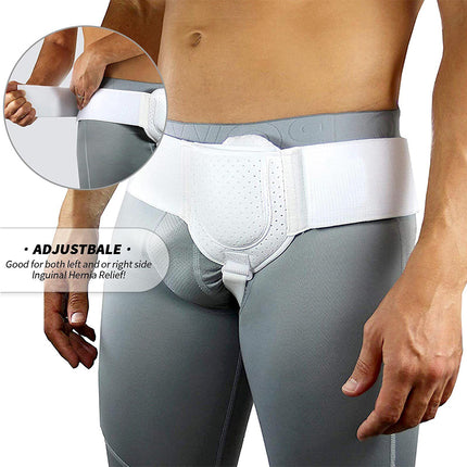 Men Hernia Support Belt Inguinal Groin Pain Relief Truss Brace Sports