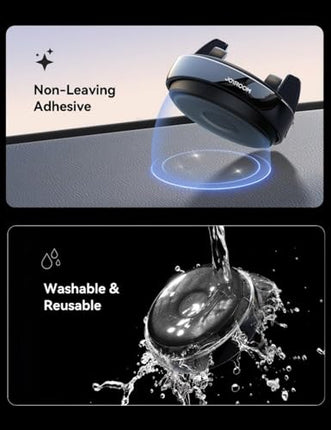JOYROOM 360° Adjustable Car Phone Holder, Dashboard Mount for iPhone & Android