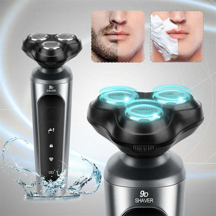 Men's Cordless Electric Rotary Shaver, Wet/Dry USB Rechargeable