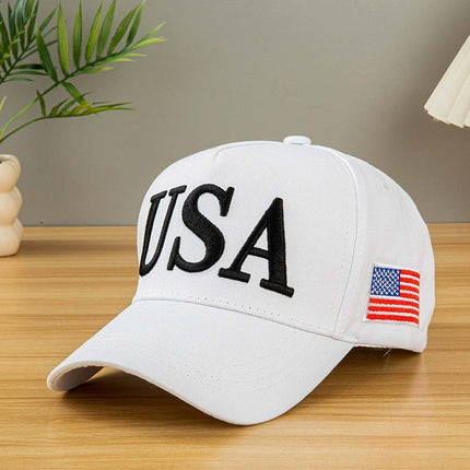 USA Donald Trump Baseball Cap Flag #45-47 Strapback Logo President New