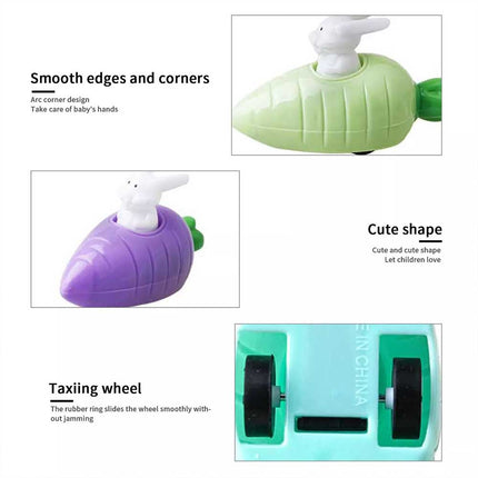 6X Easter Pull Back Cars Small Toy Vehicles Fun Gifts Set