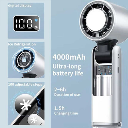 Portable USB Rechargeable Mini Folding Fan for Desk & Handheld Cooling