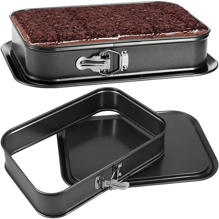 Non-Stick 28cm Springform Cake Tin Rectangular Baking Bakeware