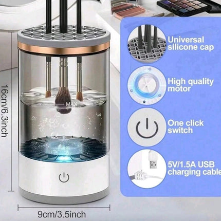 Multifunction Automatic Makeup Brush Cleaner and Dryer, Easy Control