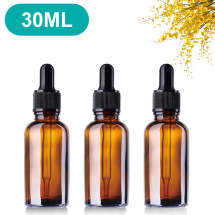 5-100ml Amber Glass Dropper Bottle, Essential Oils Reagent Eye Pipette AU