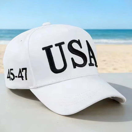 USA Donald Trump Baseball Cap Flag #45-47 Strapback Logo President New