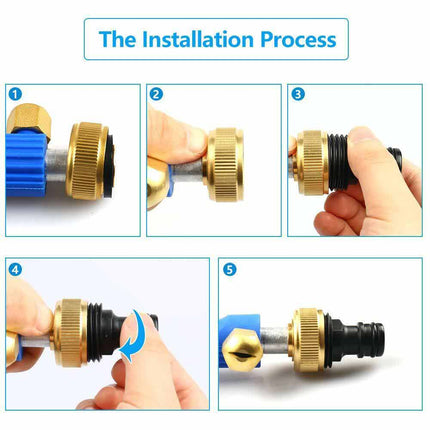 Hydro Jet High Pressure Power Washer Gun Water Spray Nozzle Wand Cleaner AU