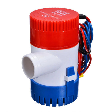 12V 1100GPH Marine Bilge Pump Electric Submersible Water Pump Boat Yacht