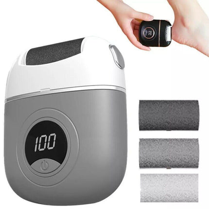 Electric Foot Callus Remover Grinder File Professional Dead Skin Tool + Tips