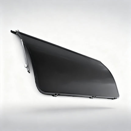 Curved Protection Shade Awning (568*1527mm) - Aluminium Alloy Material & 75° Opening