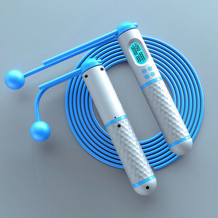 Cordless Speed Jump Rope with Digital Calorie Tracker for Fitness