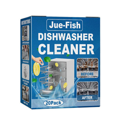 20 Packs Dishwasher Cleaning Tablets – Removes Limescale & Build-Up