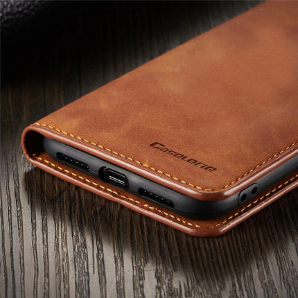Magnetic Leather Flip Wallet Case Cover for iPhone 17 with Card Slot