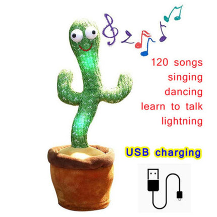Talking Dancing Cactus Toy, Record & Repeat Sound, Kawaii Plush Doll Gift