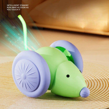 Electric Mouse Car Automatic Interactive Cat Toy Teaser Kitten