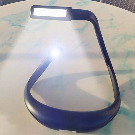 2000mAh USB Rechargeable LED Neck Reading Light, Hands-Free Bed Lamp
