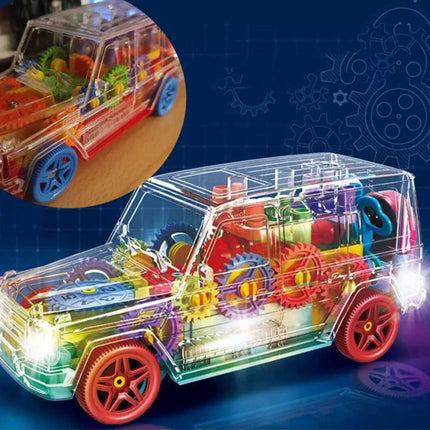 Cool Car Toy for Boys 2-8 Yrs, LED Light & Music, Xmas Gift