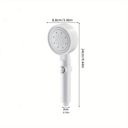 1pc High Pressure Shower Head 5 Mode Multi-Functional Hand Held Sprinkler