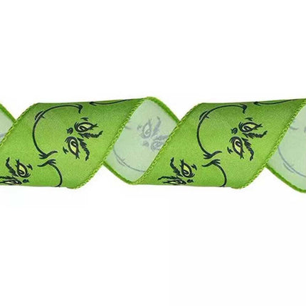 4pcs Christmas Wired Ribbon 2.5In 20Yards for Wreaths Bows DIY
