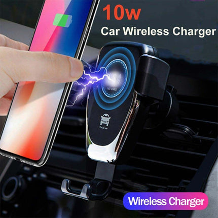 15W Wireless Car Charger Holder, Gravity Air Vent Mount, Fast Charging