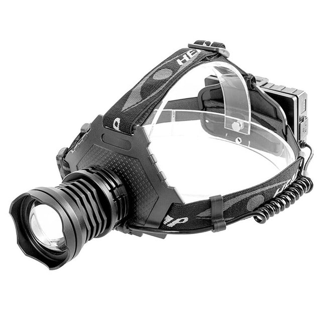 LED Headlight Bright Waterproof USB Rechargeable, 3 Batteries Included