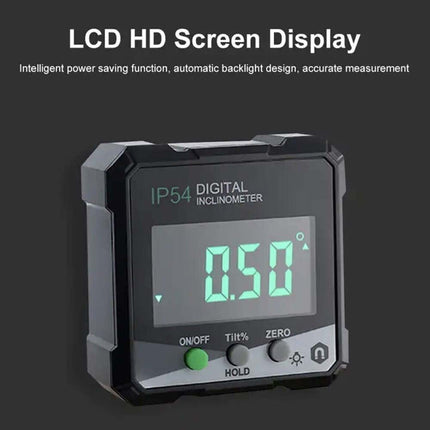 Digital Protractor Inclinometer Magnetic Angle Meter & Level Finder