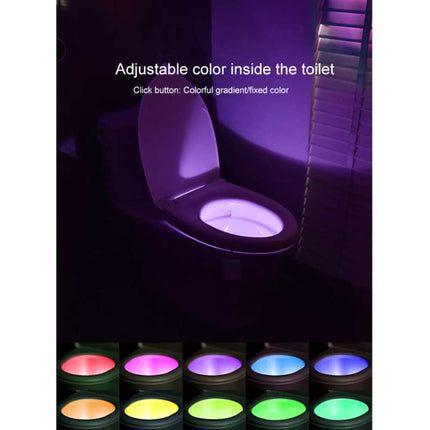 Rechargeable Motion Sensor Toilet LED Light Night Lamp Bathroom Bowl
