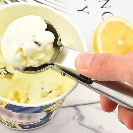 Multifunctional Stainless Steel Dual-Purpose Ice Cream Scoop and Maker Kitchen