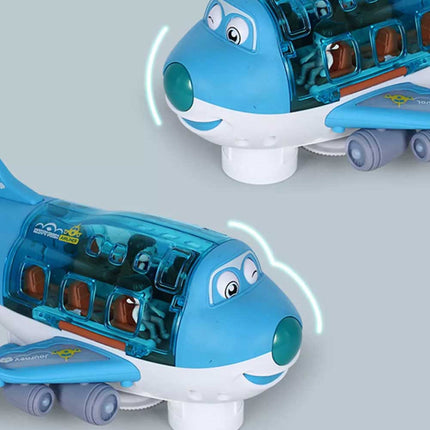 360° Rotating Electric Toy Plane with Sound & Light for Boys Xmas