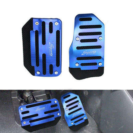 Automatic Car Pedal Covers 2PCS Blue Non Slip Gas Brake Accelerator Pad