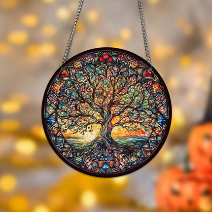 3Pack Tree of Life Home Garden Wall Art, Indoor Outdoor Acrylic Ornament