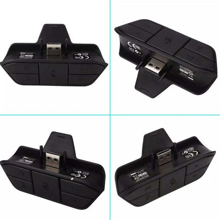 Headset Adapter for Xbox One Stereo Headphone Converter Game Controller