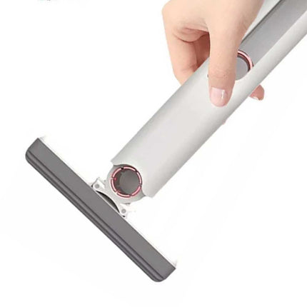 Portable Desktop Glass Cleaner Squeeze Sponge Mop No Hand Washing