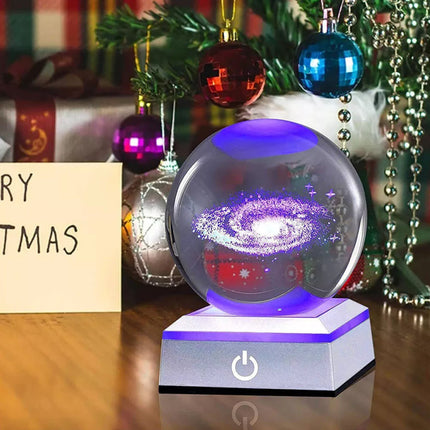 3D LED Light Base Display Stand Square Round for Crystal Art Glass