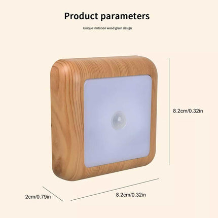 6 LED Motion Sensor Night Light Battery Operated Indoor Closet Cabinet Lamp