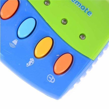 Musical Car Key Toy for Baby, Colorful Flash Keychain Pretend Remote Gift