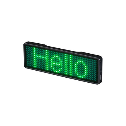 Bluetooth Programmable LED Name Badge, Scrolling Message Display for iPhone