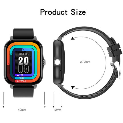 Bluetooth Smart Watch Heart Rate Waterproof for Men Women iPhone Android