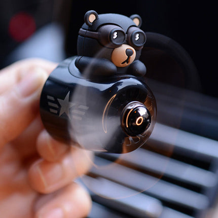 Cute Bear Car Air Freshener Vent Clip Scented Aroma Diffuser