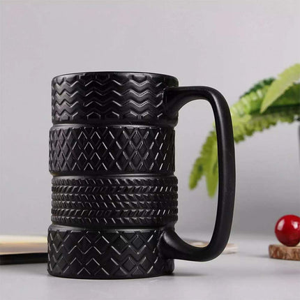 Tyre Tire Mug Large Ceramic 500ml Birthday Christmas Tea Coffee Gift