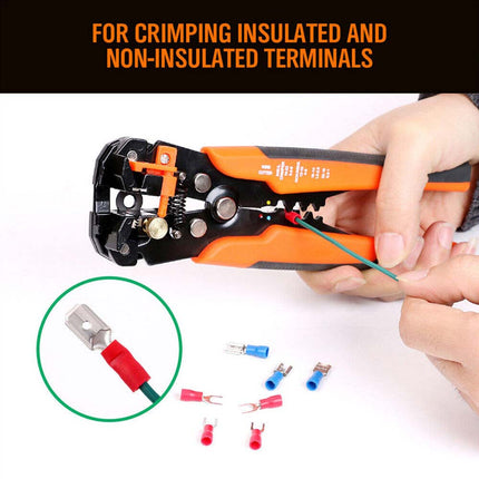 Automatic Wire Stripper & Crimper Pliers, Electrical Cable Terminal Tool