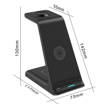 3 in 1 Wireless Charger Dock for Apple Watch, iPhone 13/12/11/XS, AirPods