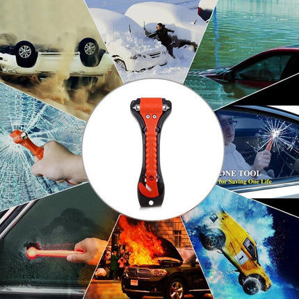 4X Emergency Car Safety Hammer Seatbelt Cutter Window Glass Breaker
