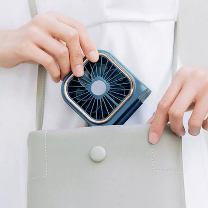 Portable Neck & Handheld Fan, USB Rechargeable Folding Cooling Fan