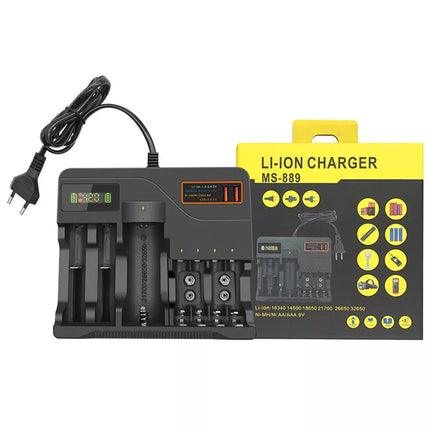 LCD Smart Battery Charger for AAA AA 9V Ni-MH Ni-CD Rechargeable
