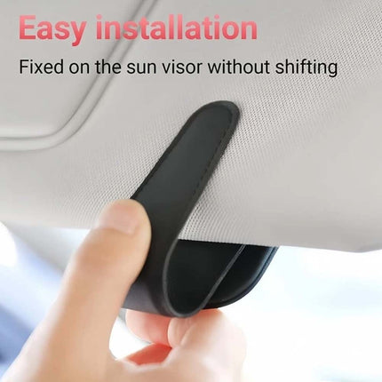 Universal Car Sunglasses Holder Clip, Sun Visor Glasses Organizer